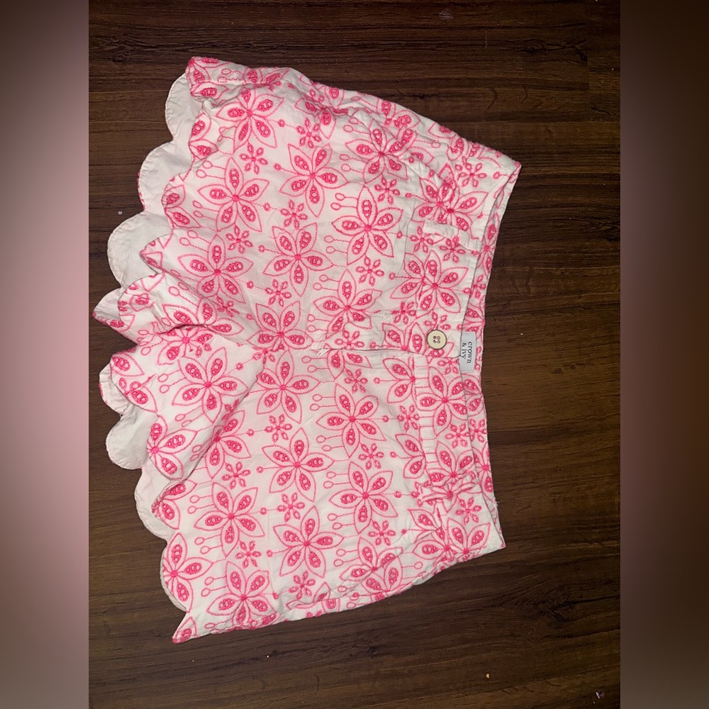 Pink Crown and Ivey Floral Shorts